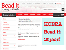 Tablet Screenshot of bead-it.nl